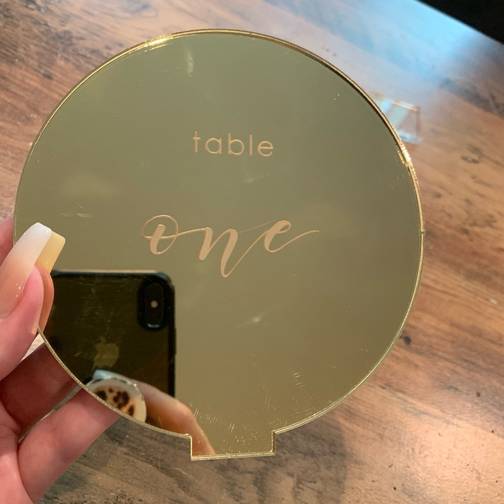 Table numbers - Picture 3 of 3